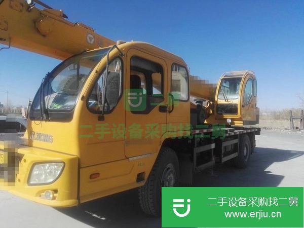 青海出售二手徐工12噸3節臂吊車