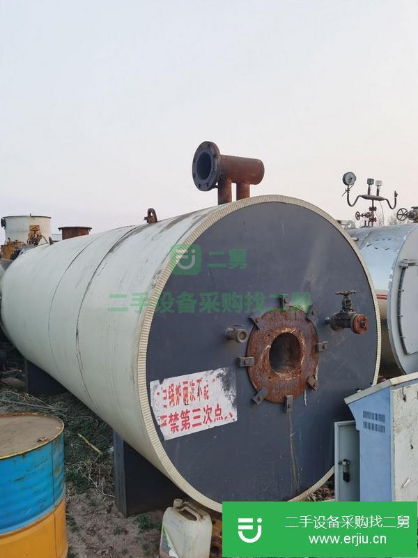 河北出售轉讓精品120萬大卡燃氣燃油有機熱載體導熱油鍋爐