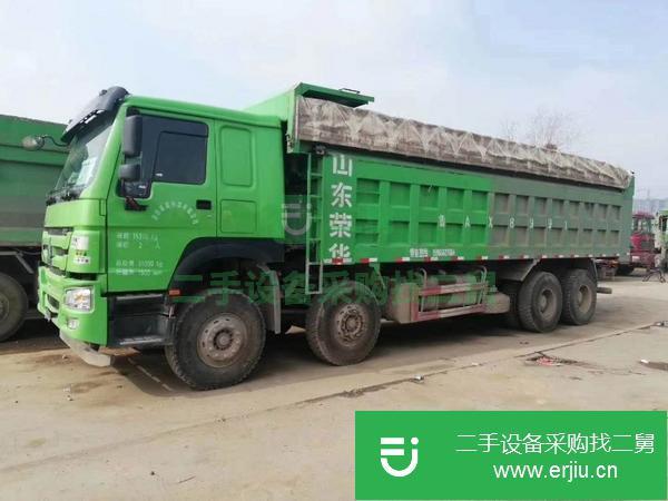 上海出售轉讓二手國五前四后八豪沃自卸車 車況極好