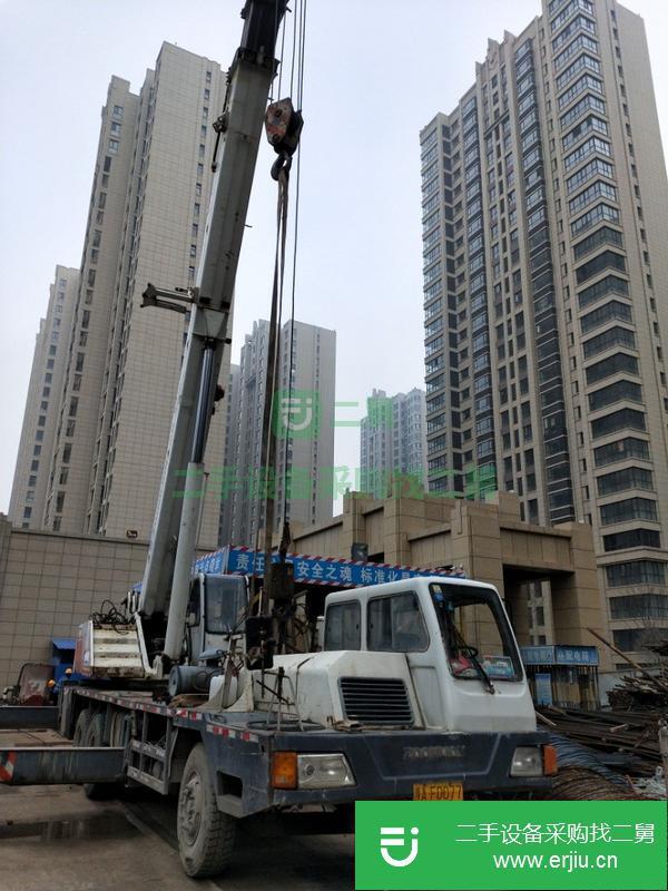 河南出售轉讓二十五噸中聯吊車 四節大臂 車況好手續齊全