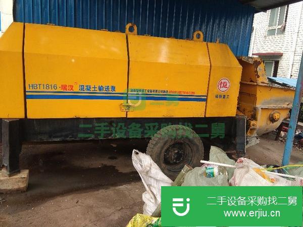 湖南出售二手瑞恒重工電拖泵