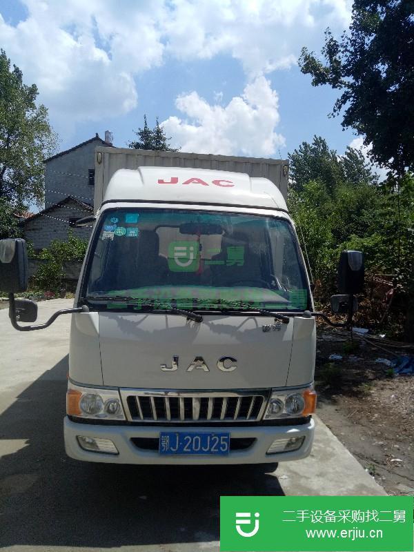 湖北出售二手江淮箱式貨車