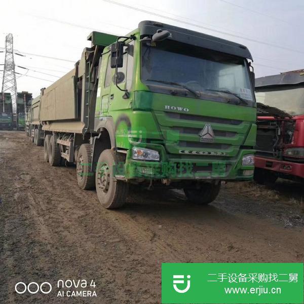 遼寧出售二手國五排放前四后八環保渣土自卸車