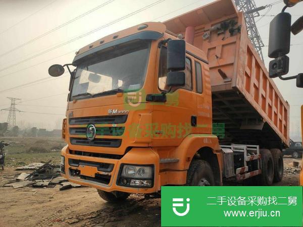 河北出售二手后八輪德龍自卸車，350馬力