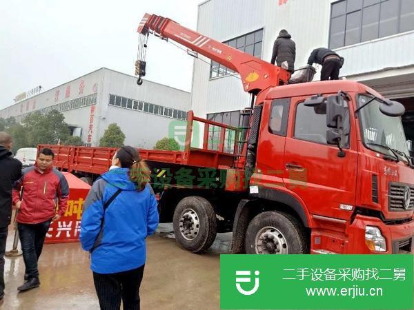 浙江出售二手東風天龍后八輪隨車吊
