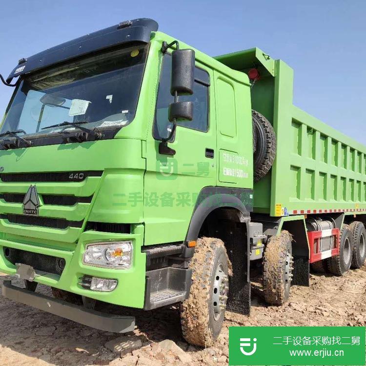 山東出售二手德龍后八輪自卸車