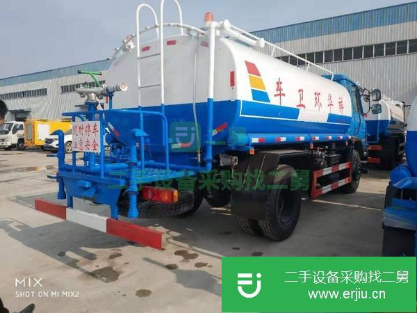 西藏出售二手國五灑水車