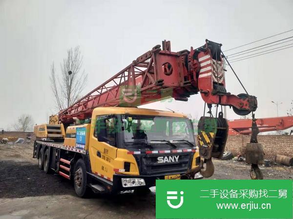 四川出售二手25噸三一吊車，五節臂，全手續