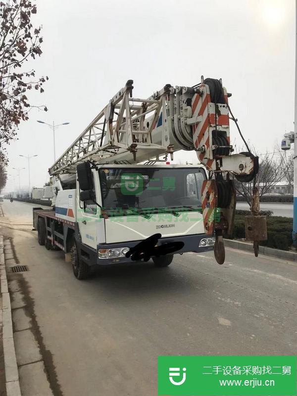 河北出售二手25噸中聯吊車，四節臂，全手續，正常審車，推桿操作