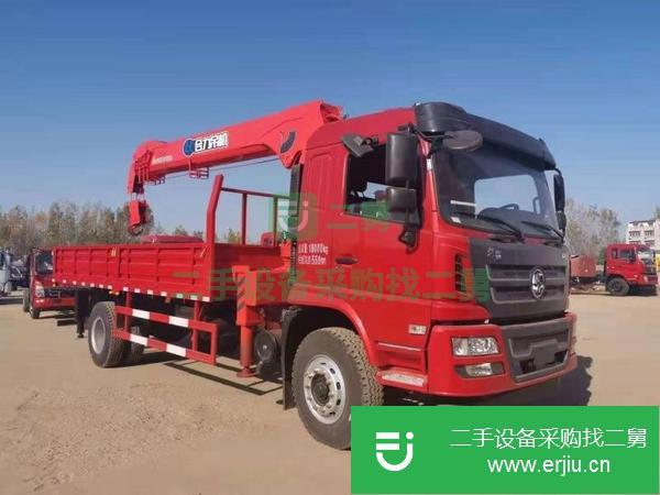 湖北出售二手合力8噸隨車吊