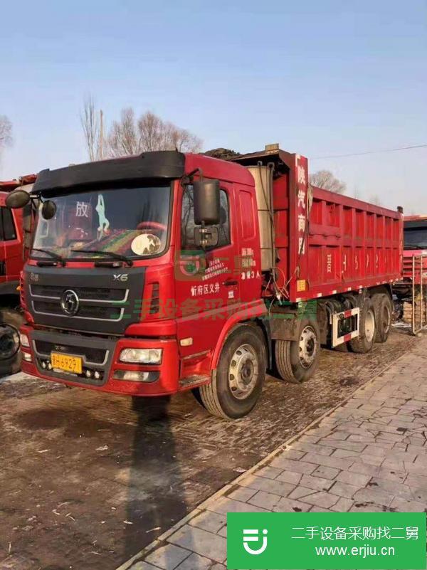山西出售二手陜汽軒德輕皮前四后八自卸車