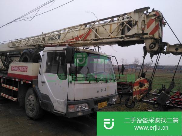 山西出售二手的吊車，四節臂雙卷揚手續齊全包提檔