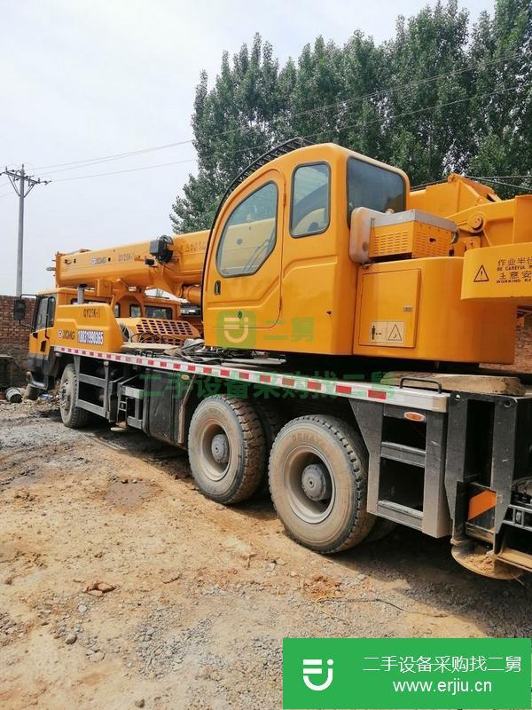 河北出售二手徐工吊車車況精品，先導操作，空調暖風，電腦精準，全車鋼絲胎