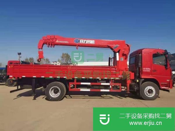 湖北出售二手合力8噸隨車吊