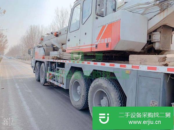 河北出售二手中聯(lián)吊車，車況精品，手續(xù)齊全，空調(diào)暖風(fēng)好用，電腦精準(zhǔn)，全新輪胎，配件齊全，包提檔
