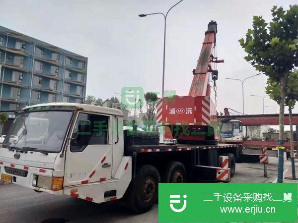 河北出售轉讓50噸浦沅吊車，五節臂，原車油漆