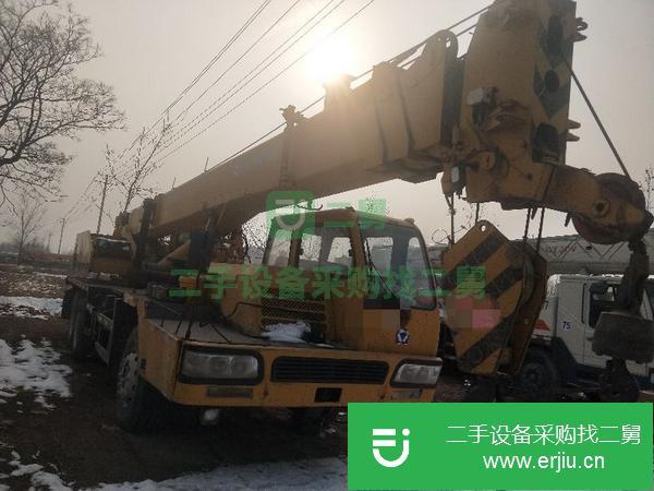 內蒙古出售二手16噸徐工吊車，四節臂，正常干活