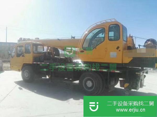 青海出售二手徐工12噸3節臂吊車