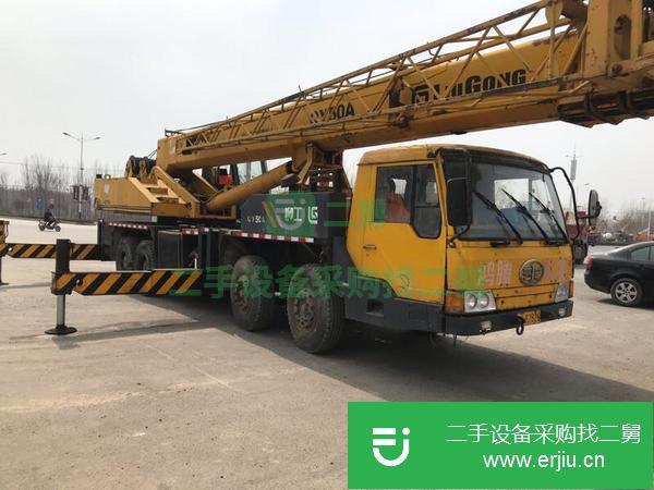 河南出售轉讓柳工吊車 35噸五節臂