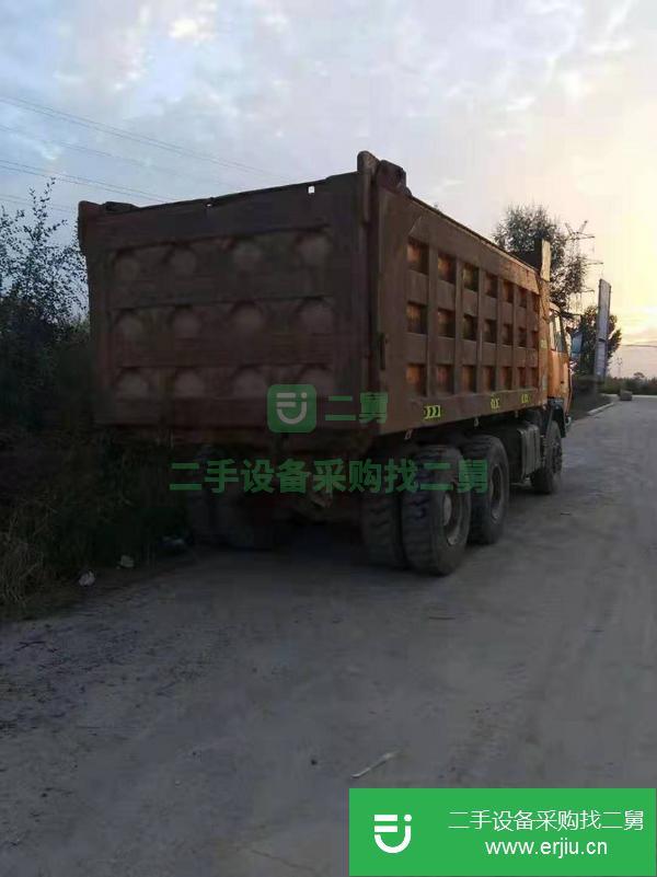 山西出售二手陜汽奧龍自卸車 340馬力 5.6米大箱