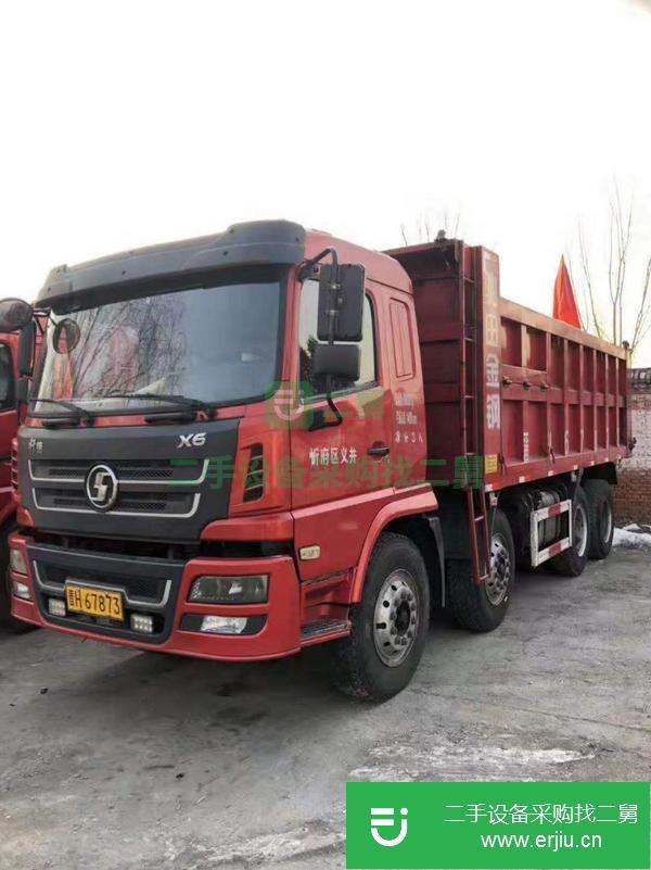 山西出售二手陜汽軒德輕皮前四后八自卸車