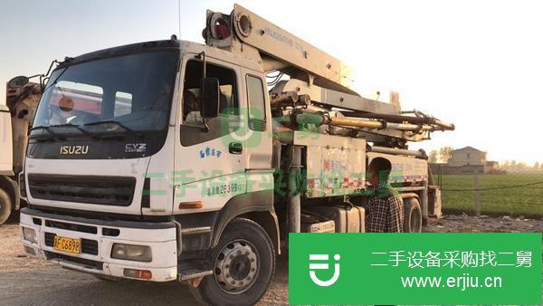 河北出售二手海諾37米叉腿泵車