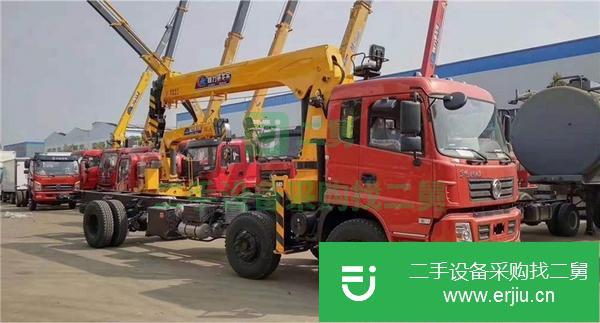 河北出售二手東風專底小三軸隨車吊
