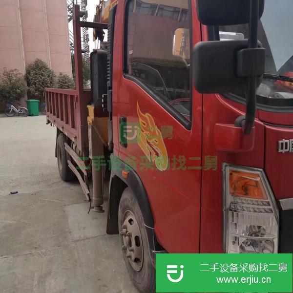 湖北出售豪曼吊車，4噸4節臂