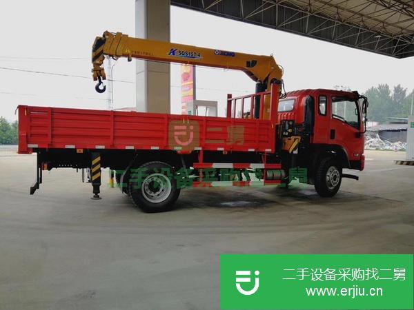河南出售二手大運6.3噸隨車吊