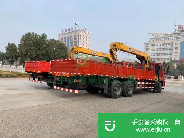 四川出售二手后八輪陜汽德龍吊車