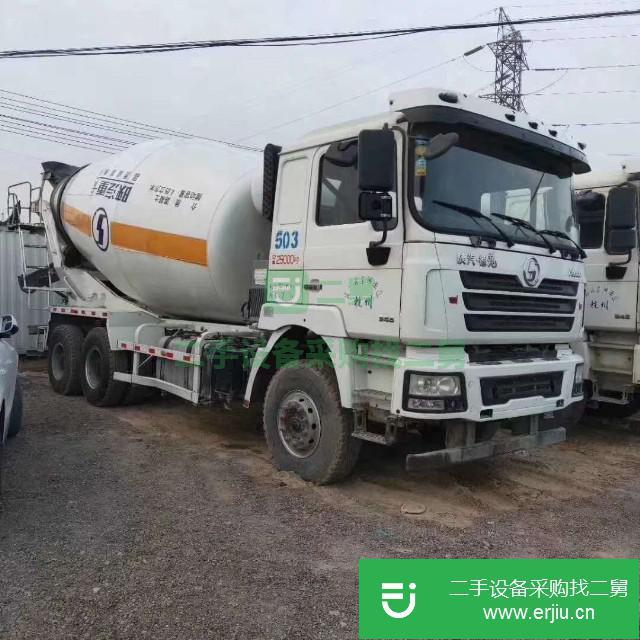 山東出售二手陜汽重卡后八輪攪拌車