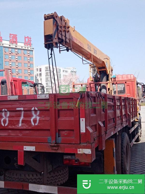 陜西出售二手10T隨車吊