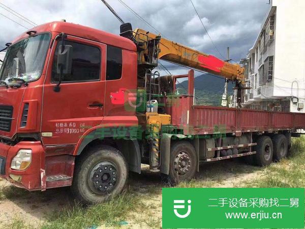湖北出售二手東風8噸隨車吊