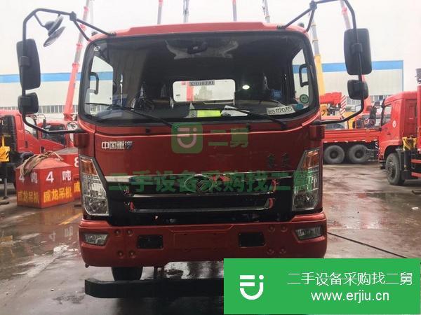 浙江出售二手12噸隨車吊陜汽240馬力國五