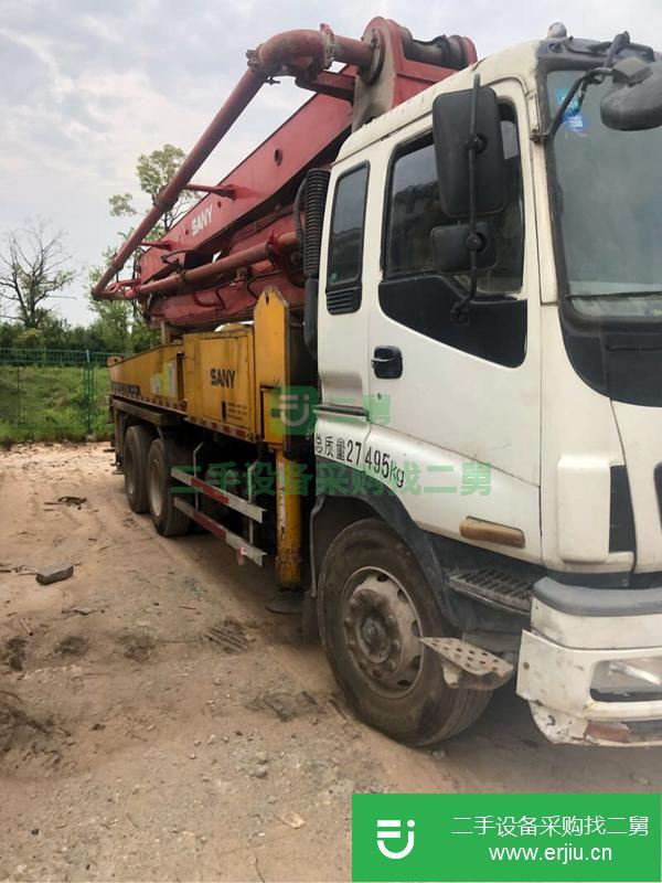 廣西出售三一叉腿37米泵車，手續齊全