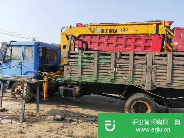 重慶出售二手解放隨車吊