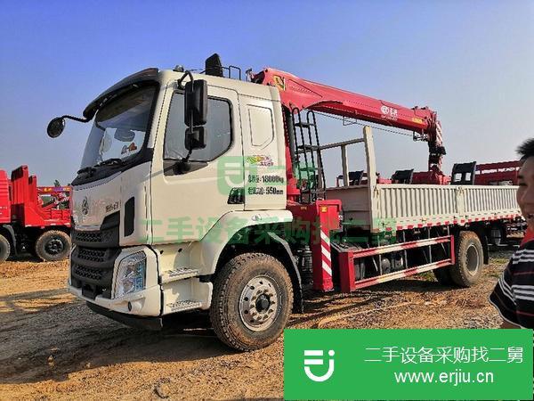 湖北出售二手柳汽乘龍8噸隨車吊