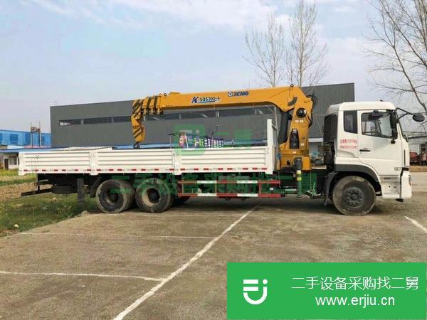 湖北出售二手后八輪隨車吊
