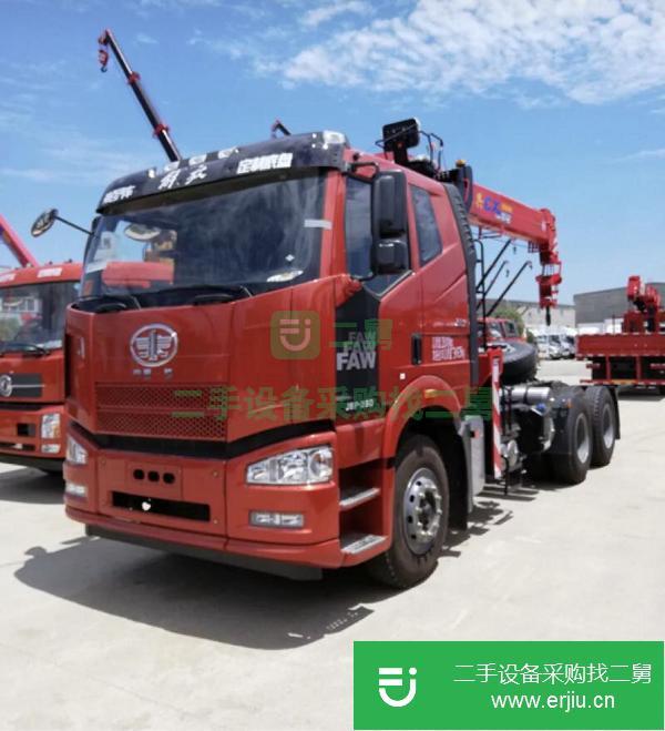 江西出售二手半掛隨車吊