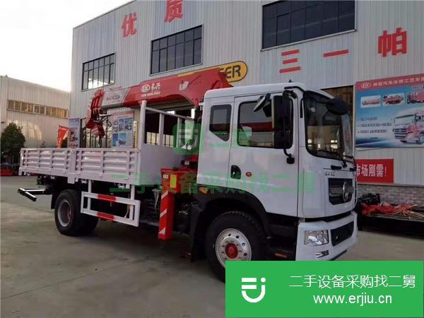 湖北出售二手東風8噸隨車吊