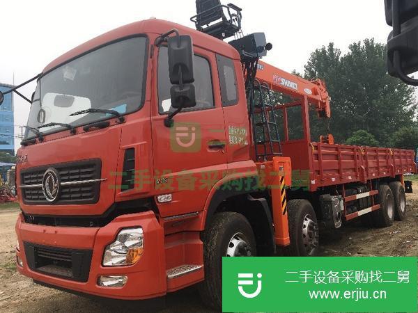 云南出售二手東風天龍14噸隨車吊