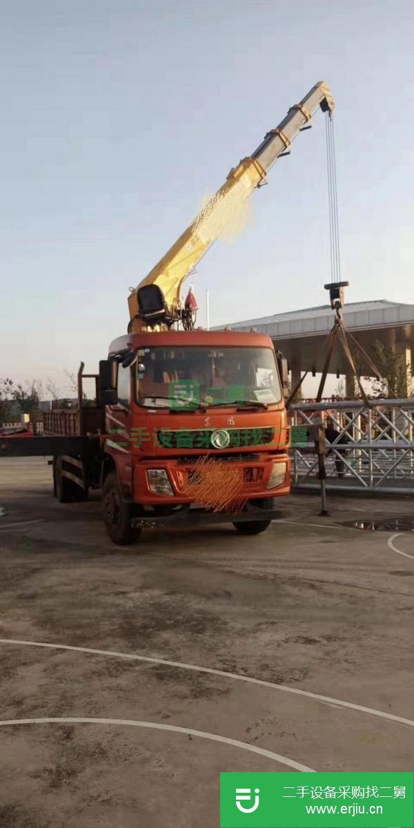 湖北出售二手徐工10噸隨車吊