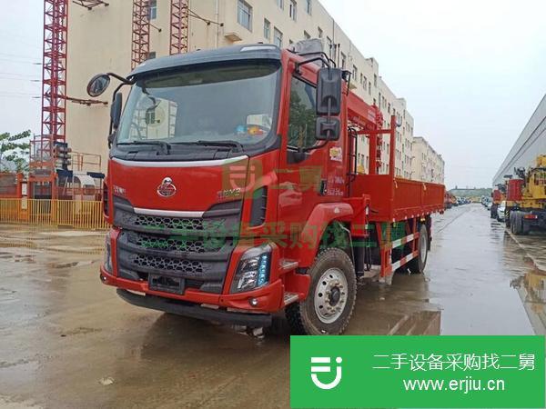遼寧出售二手柳汽乘龍10噸4節臂隨車吊
