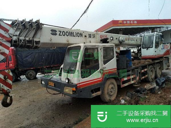 廣西出售二手中聯25噸5節臂吊車