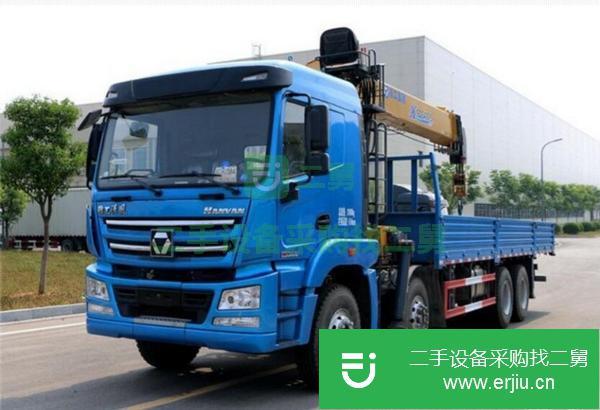 重慶出售二手前四后八徐工16噸五節(jié)直臂隨車吊