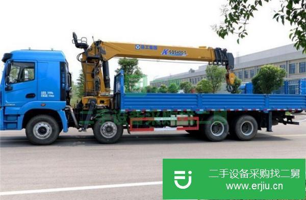 重慶出售二手前四后八徐工16噸五節(jié)直臂隨車吊