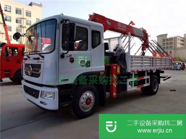 湖北出售二手東風8噸隨車吊