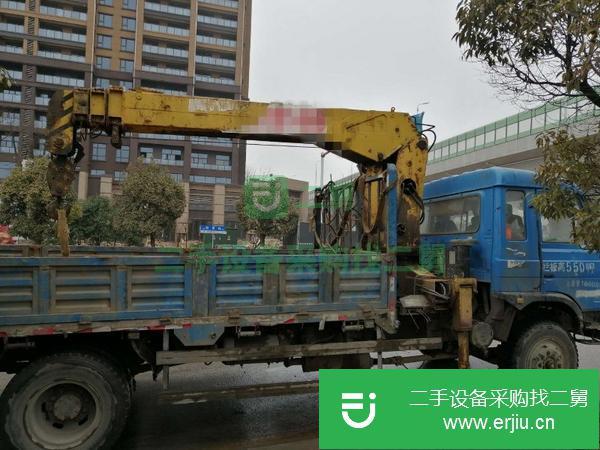 貴州出售二手東風10噸隨車吊