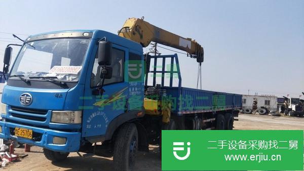 山東出售二手徐工前四后八八噸隨車吊