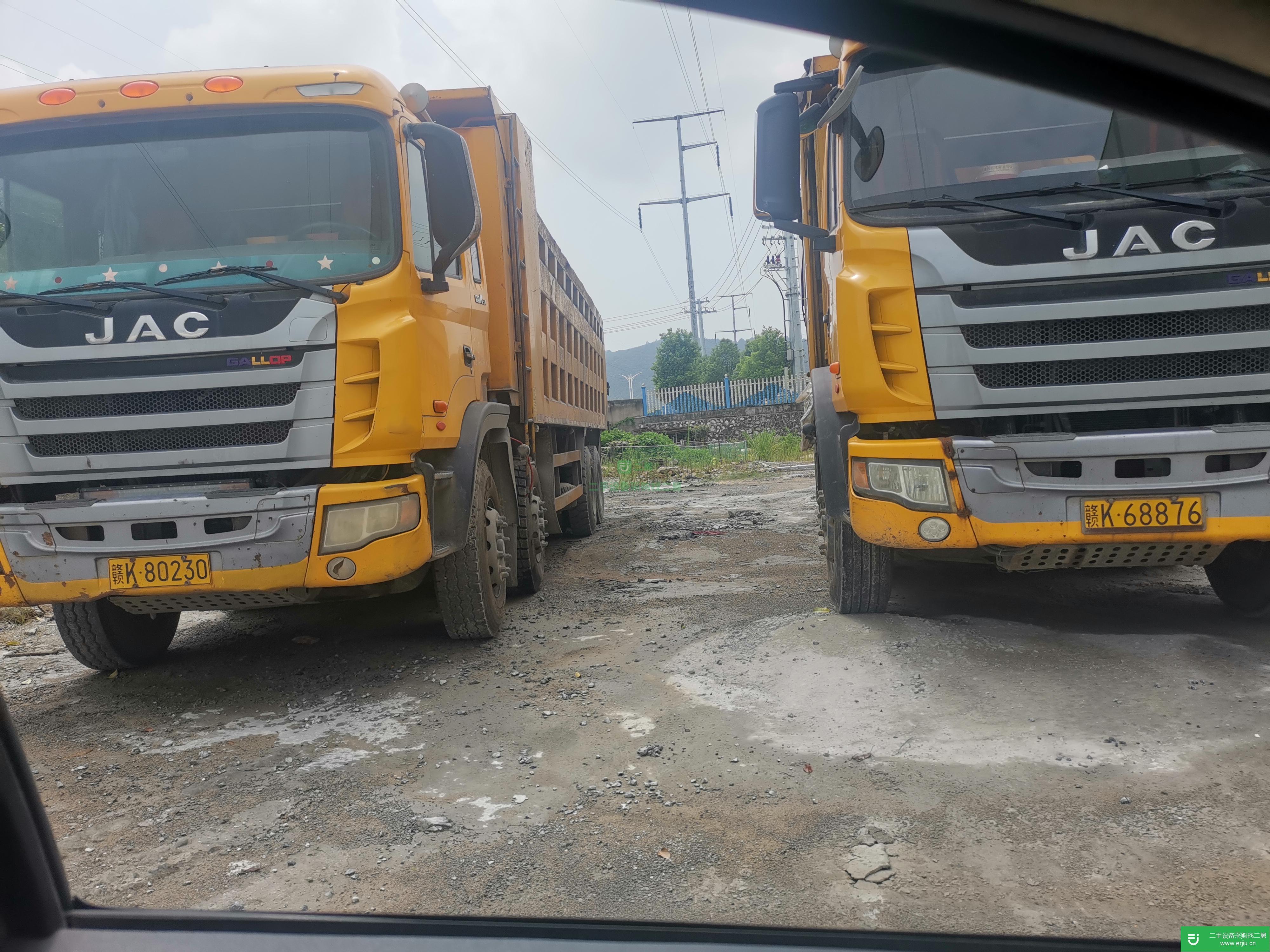 江西出售二手江淮格爾發(fā)自卸車